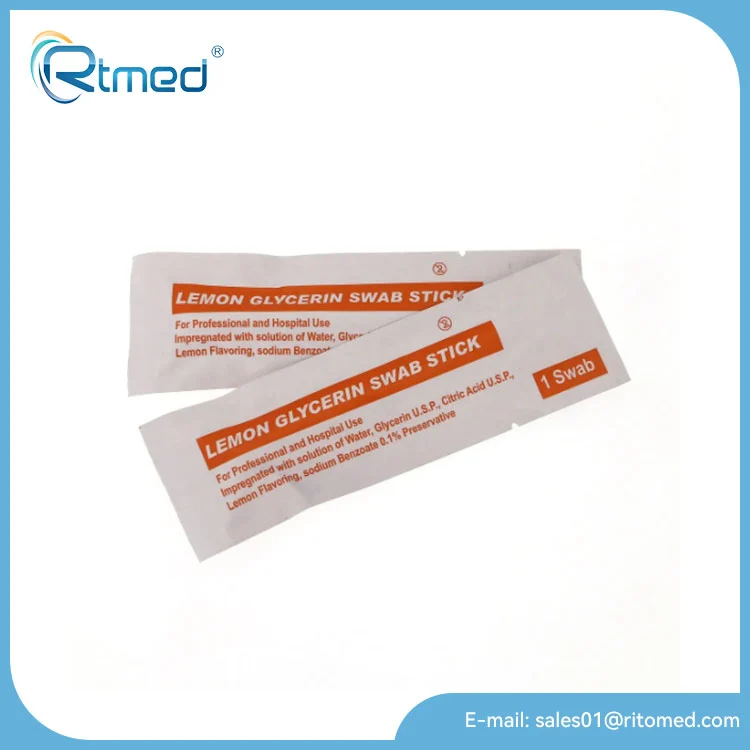 กลีเซอรีนเลมอน swabstick